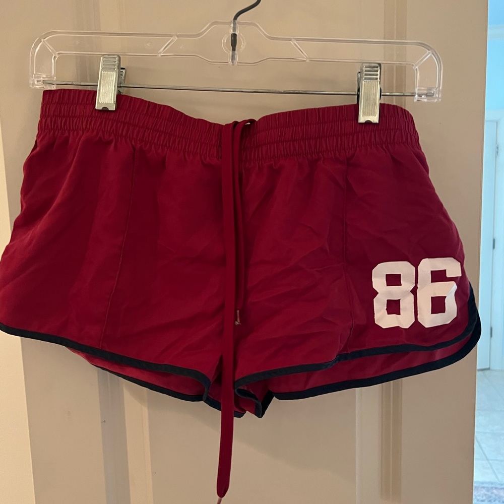low rise PINK shorts